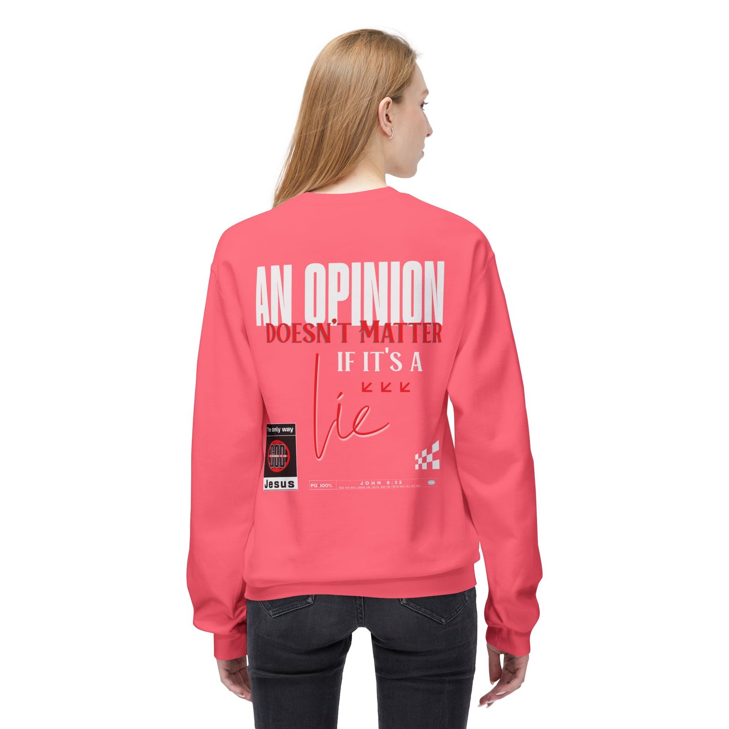 Opinions Doesn't Matter Sweatshirt - WoW Words of Wisdom