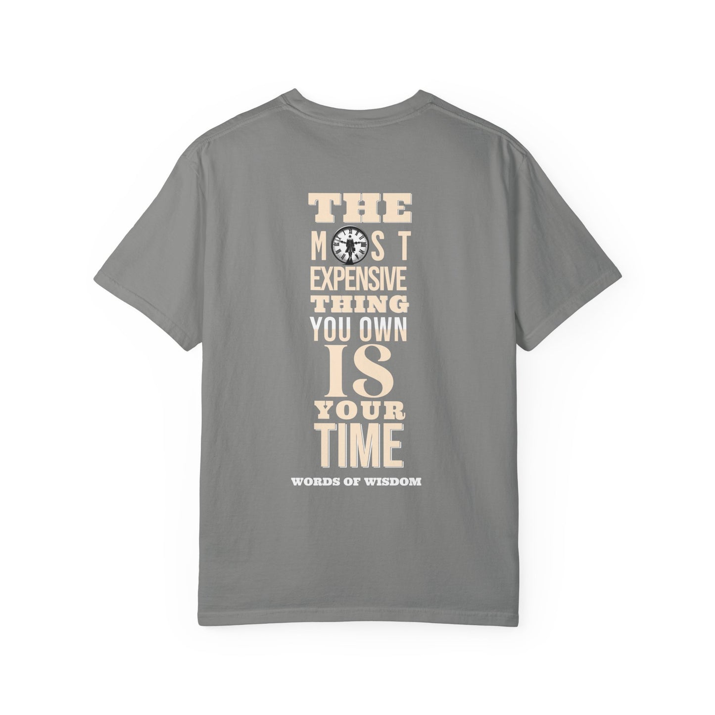 The Most Expensive Thing You Own T-Shirt – WoW Words of Wisdom