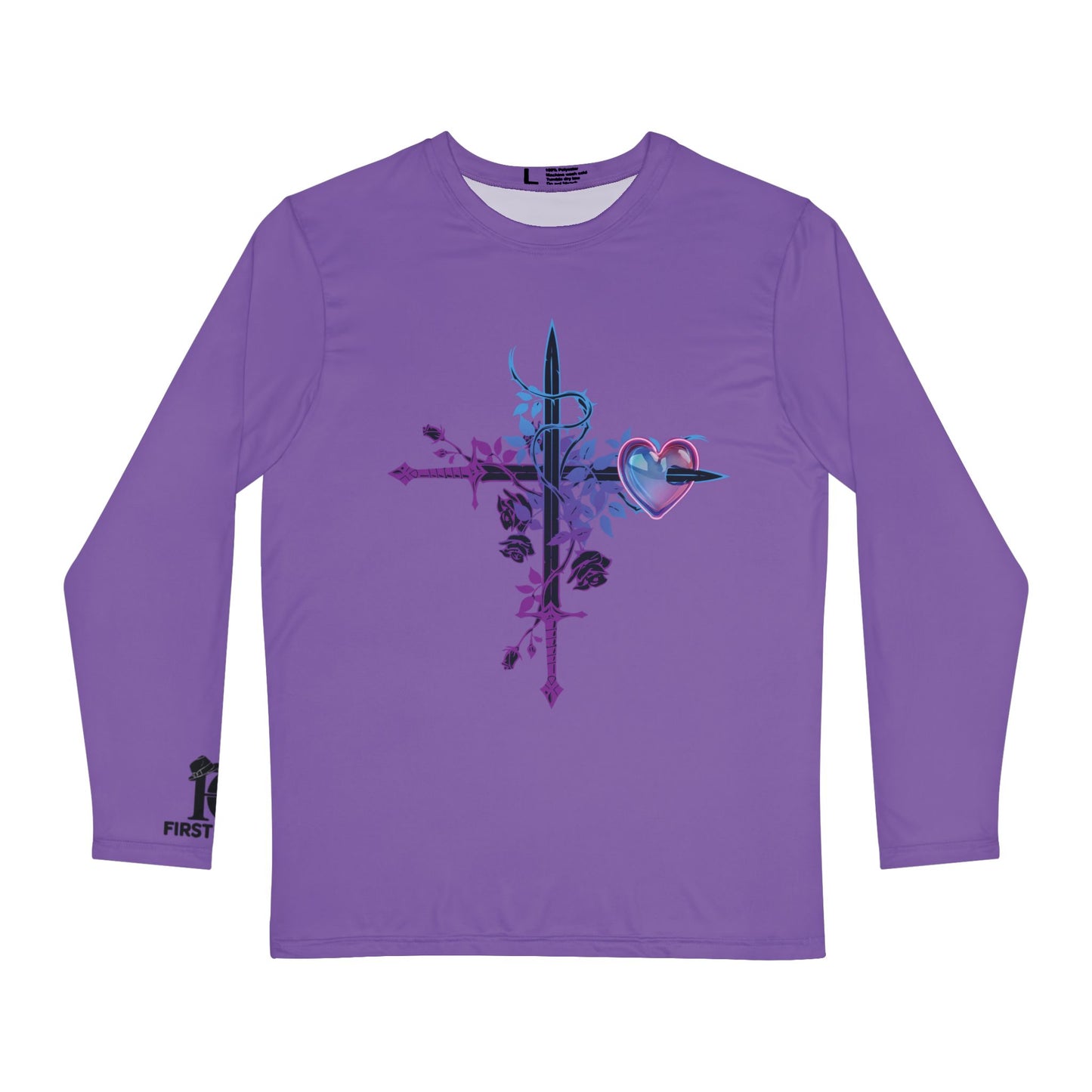 First Class Men's Long Sleeve Shirt for Men, Statement Tee, Inspirational Gift, Casual Style, Faith-Based Apparel