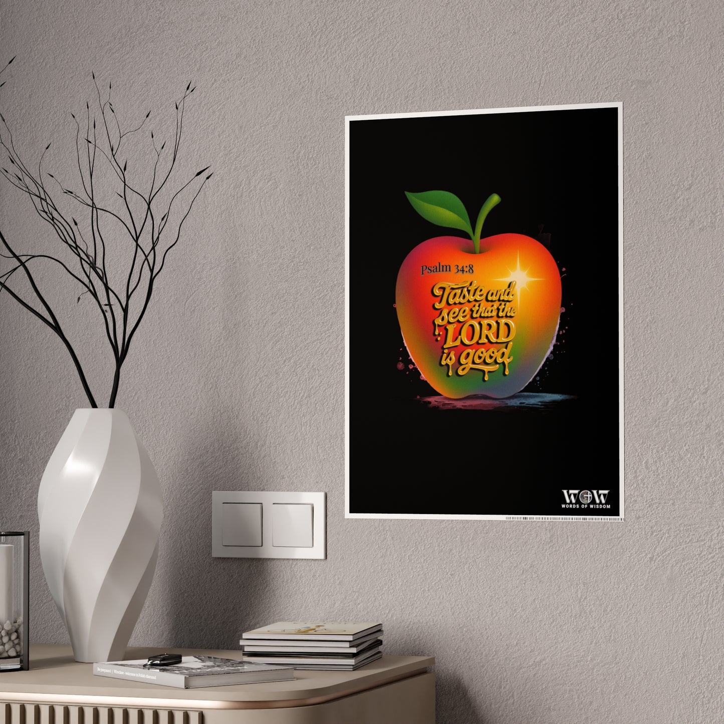 Taste and See- Poster/Banner Wall Decor...