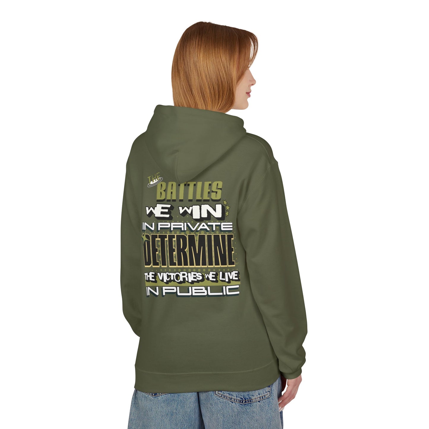 The Battle We Win Hoodie – WoW Words of Wisdom