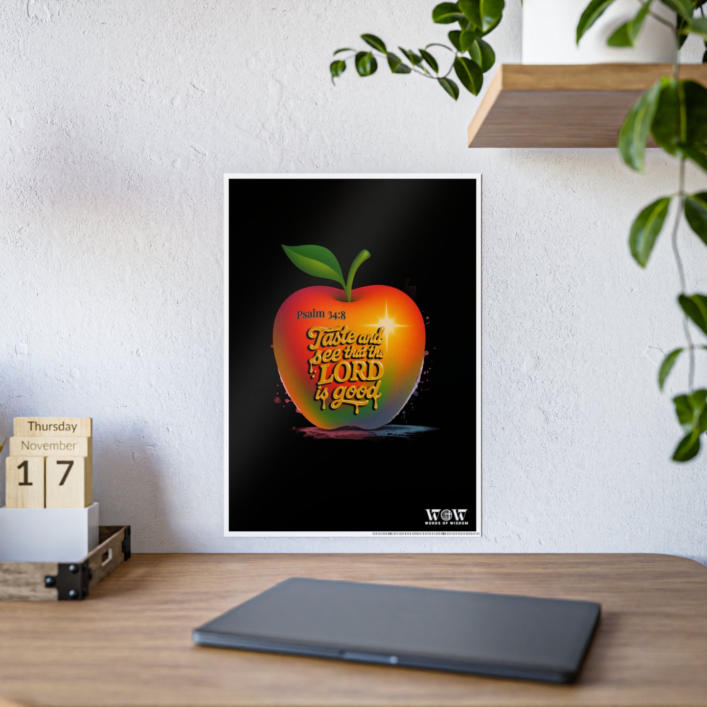 Taste and See- Poster/Banner Wall Decor...