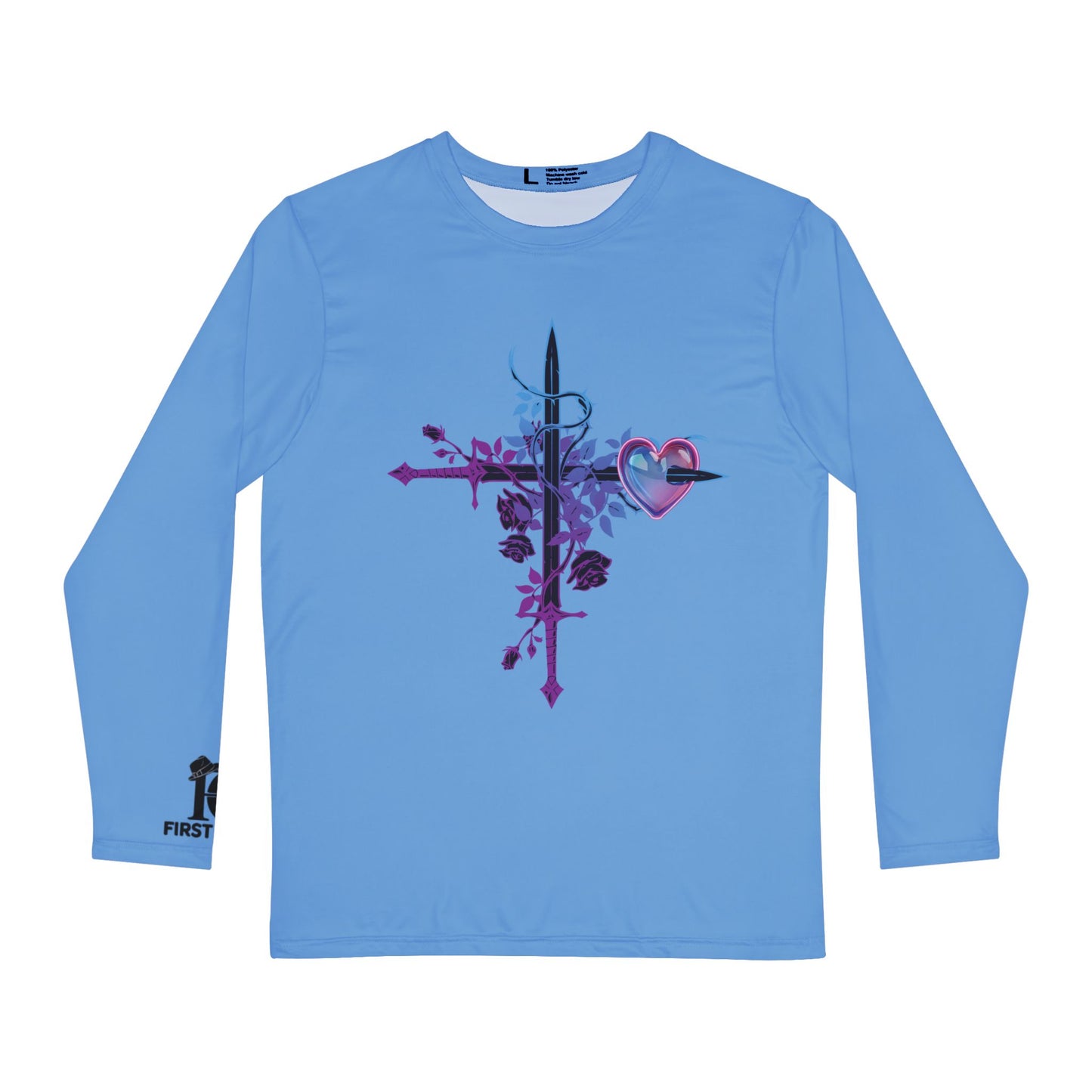 Copy of First Class Men's Long Sleeve Shirt for Men, Statement Tee, Inspirational Gift, Casual Style, Faith-Based Apparel