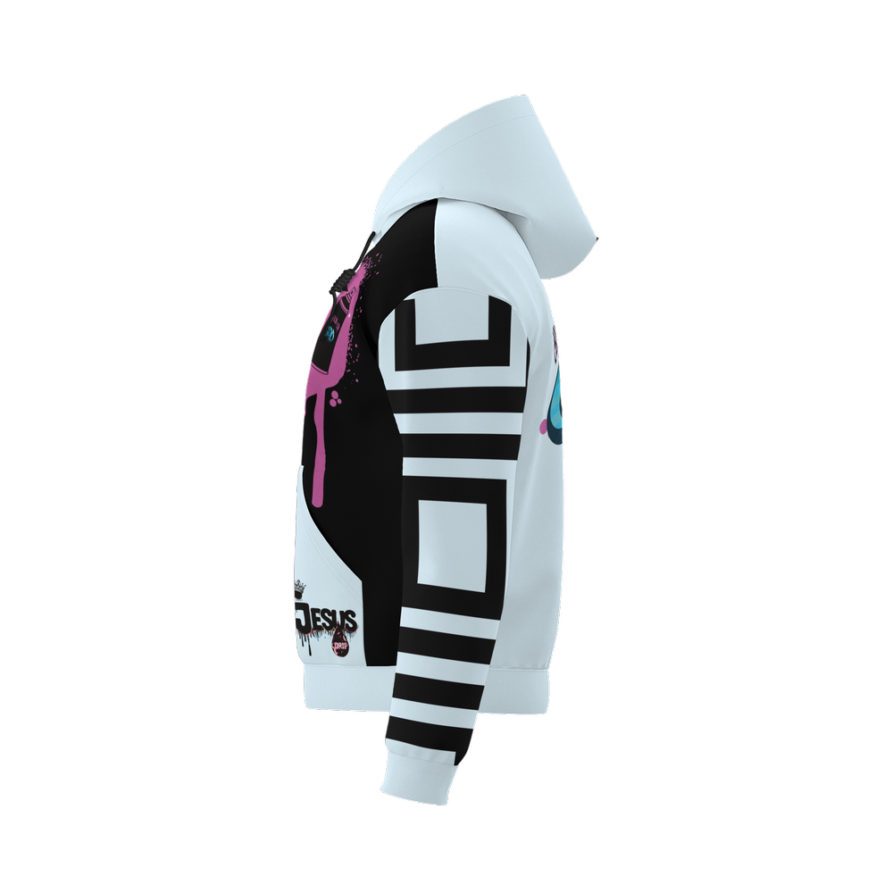 God's Child Jesus Drip - Drip with Purpose Pocket Hoodie_003