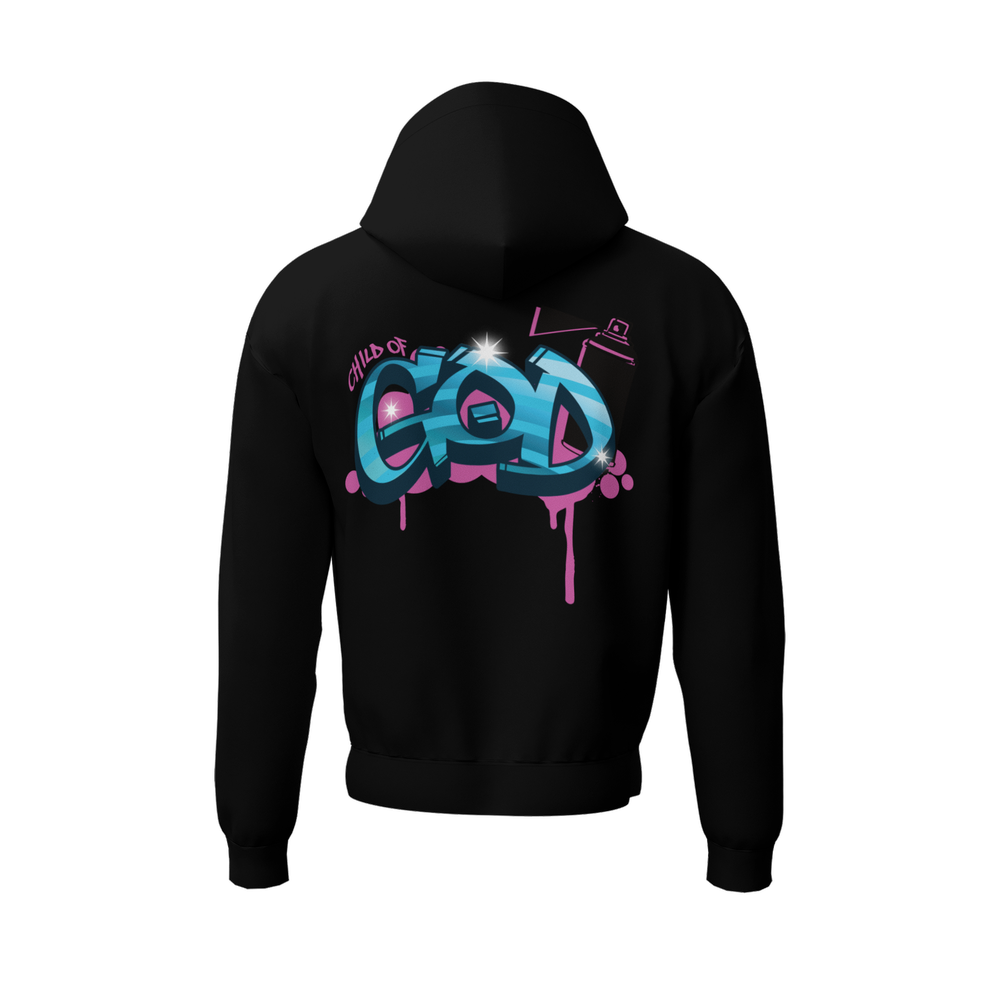 God's Child- Jesus Drip - Drip with Purpose Pocket Hoodie_003