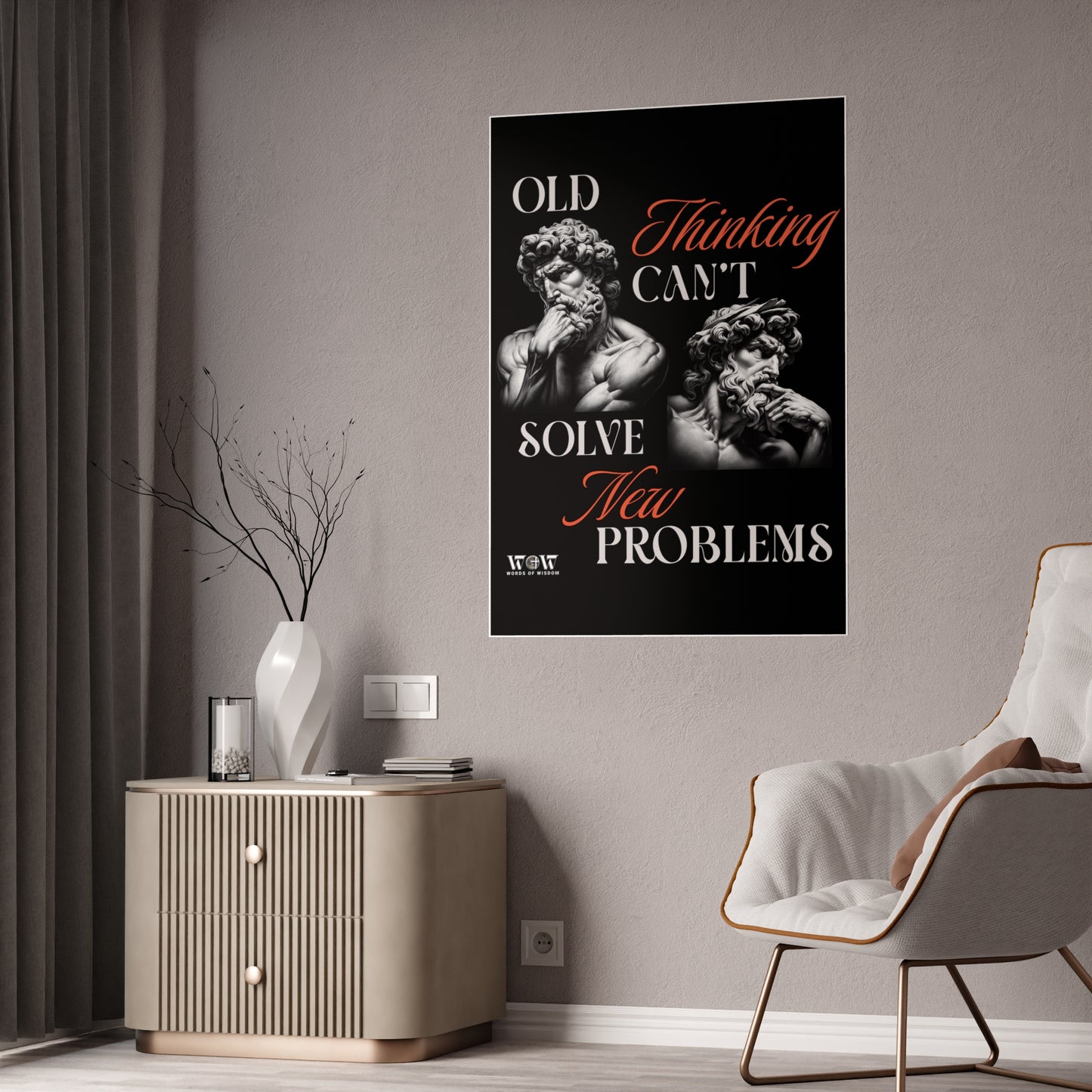 Glossy Motivational Poster | Faith Decor | Home, Office, Gifts, Christian Art, Wall Decor, Uplifting Message