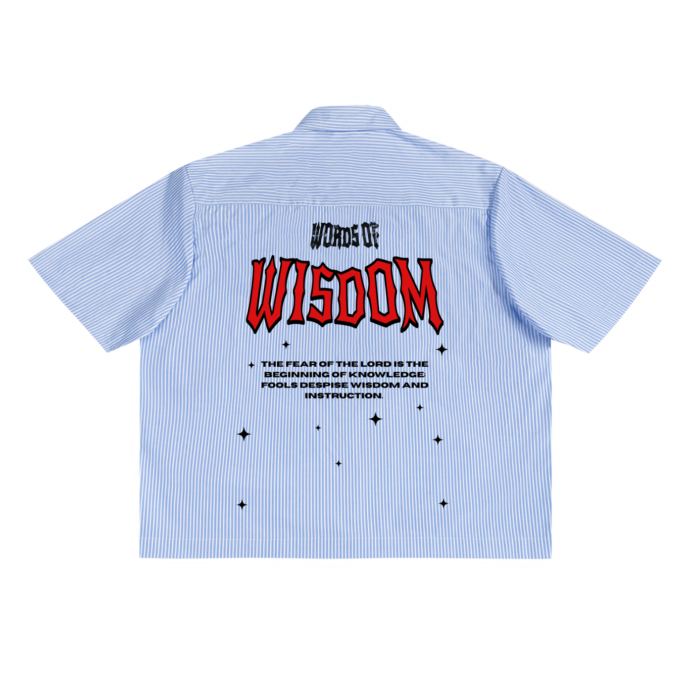 Oversized Vertical Stripe Boxy Shirt