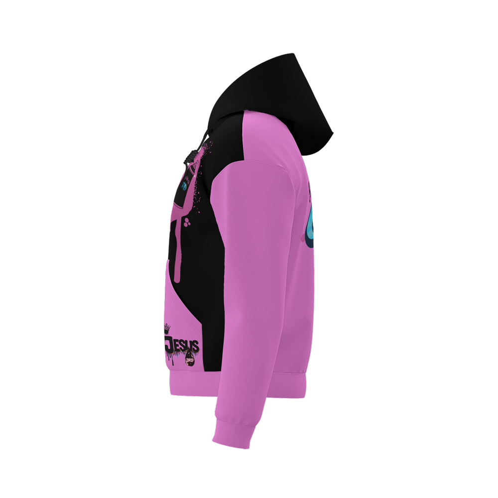 God's Child Jesus Drip - Drip with Purpose Pocket Hoodie_003