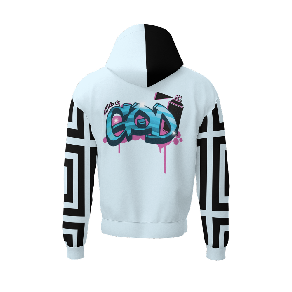 God's Child Jesus Drip - Drip with Purpose Pocket Hoodie_003