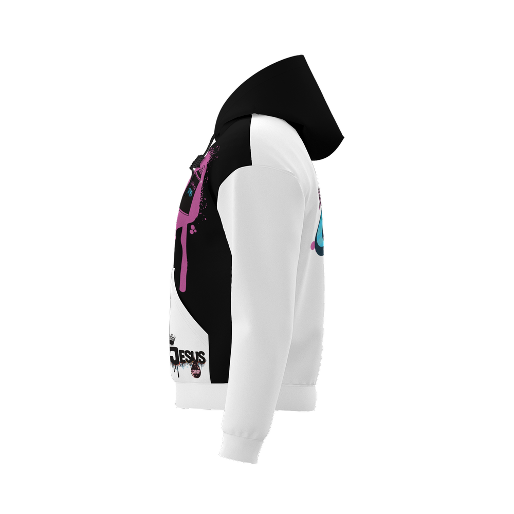God's Child Jesus Drip - Drip with Purpose Pocket Hoodie_003