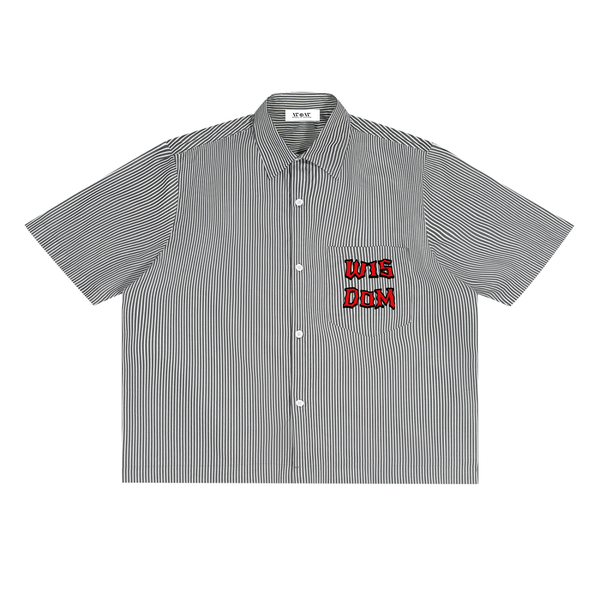 PROVERBS 1:7 Black Button Up…