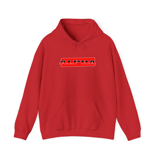 Red on Red Alpha Hoodie – LIT🔥 — Living In The Fire™