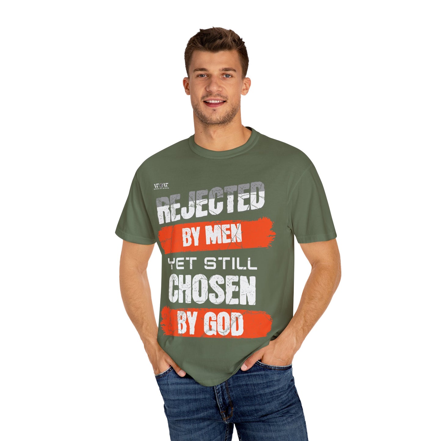 Rejected By Men-Chosen By GOD T-Shirt – Jesus Drip - Drip with Purpose