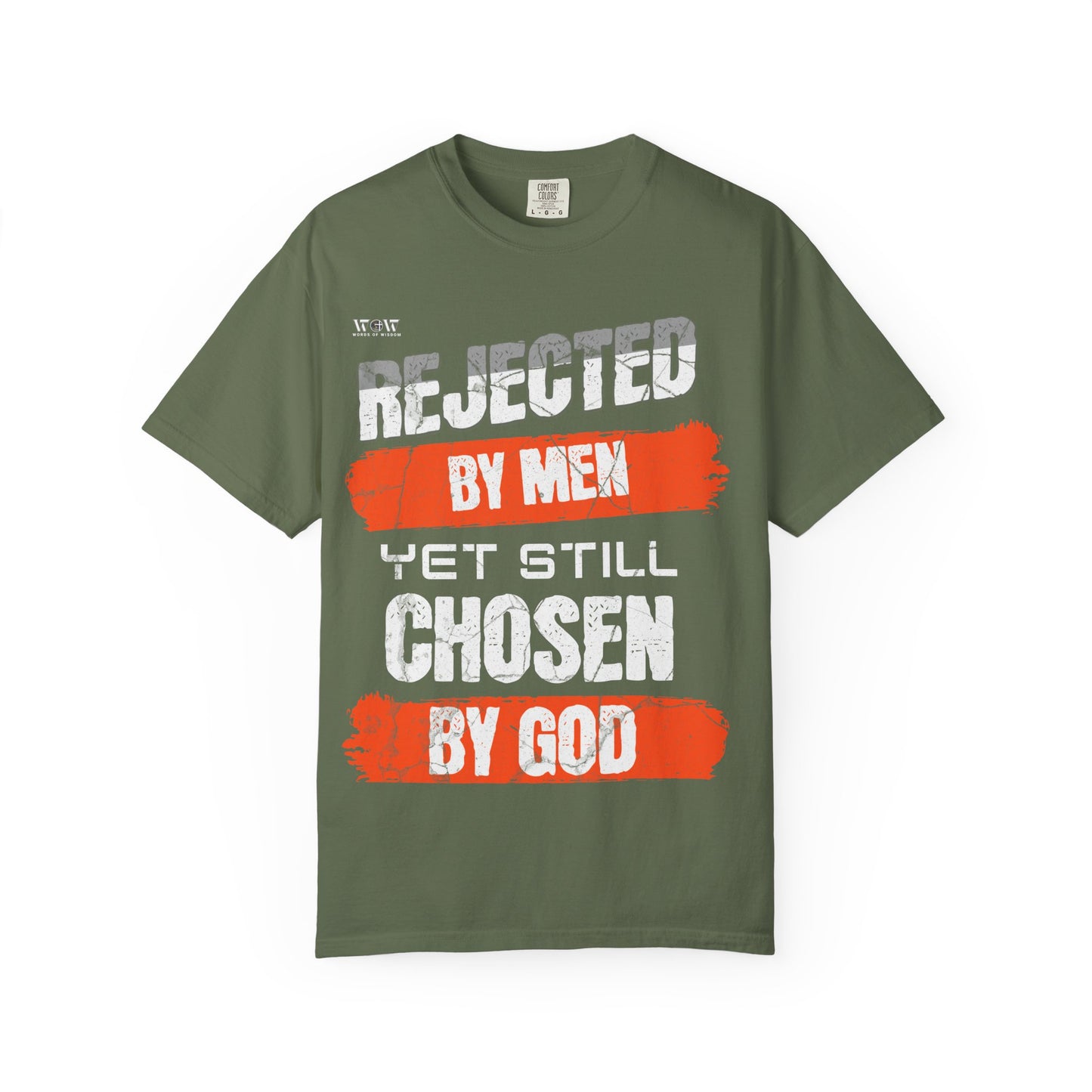 Rejected By Men-Chosen By GOD T-Shirt – Jesus Drip - Drip with Purpose