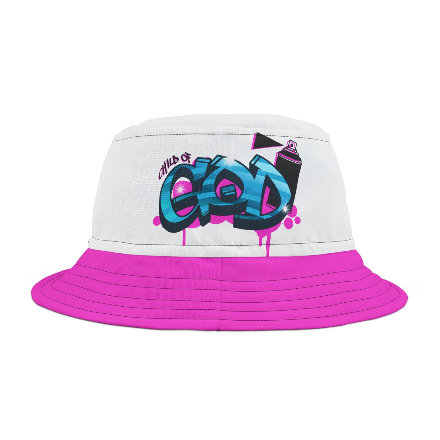 Child of God Bucket Hat (AOP) Jesus Drip - Drip with Purpose
