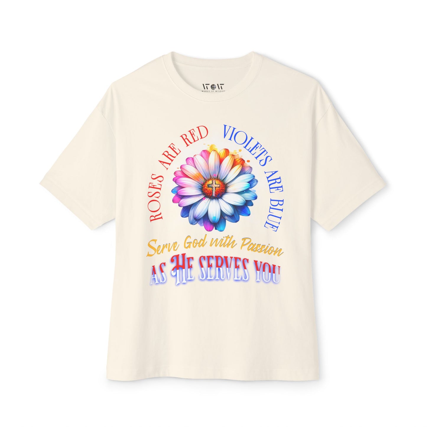 Roses and Violets Tee — "Roses Are Red, Violets Are Blue" Inspirational Graphic T-Shirt