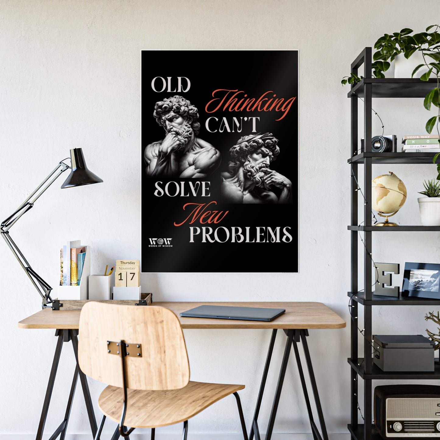 Glossy Motivational Poster | Faith Decor | Home, Office, Gifts, Christian Art, Wall Decor, Uplifting Message