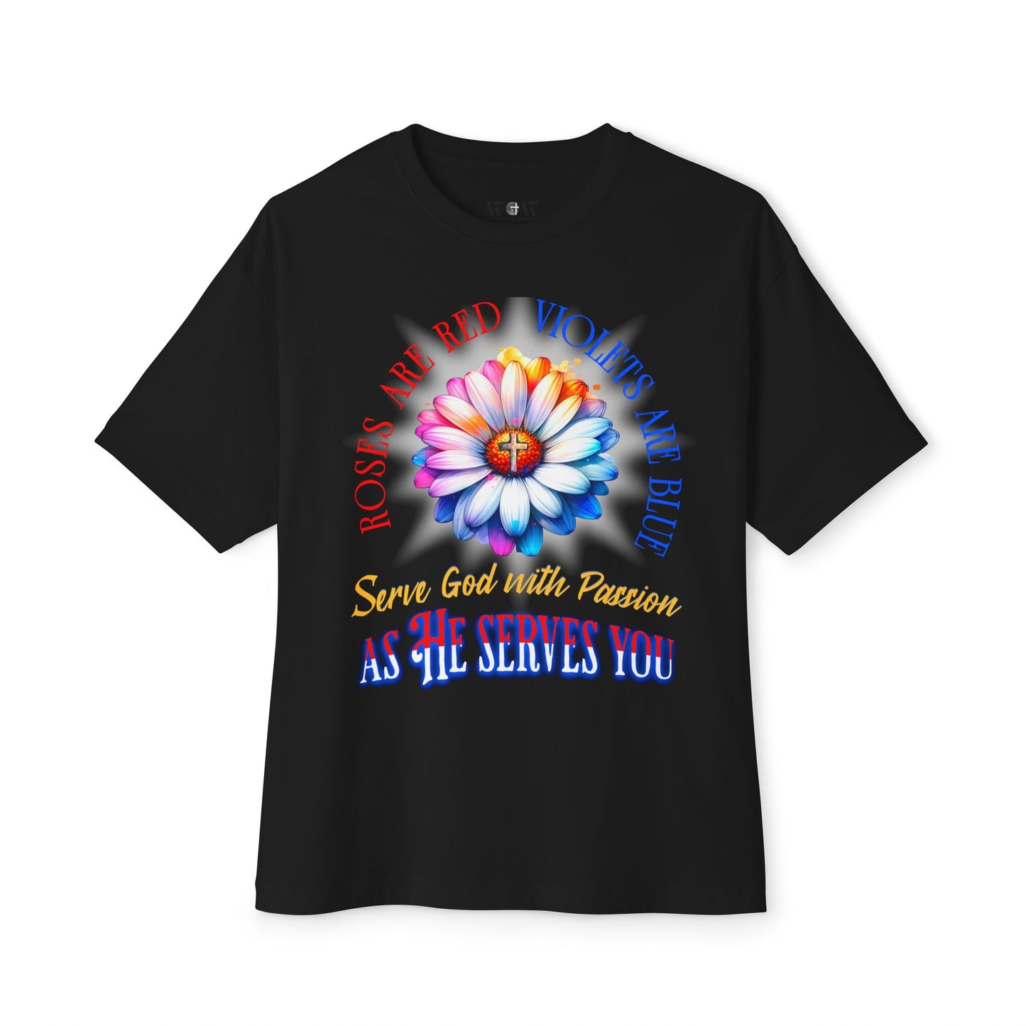 Roses and Violets Tee — "Roses Are Red, Violets Are Blue" Inspirational Graphic T-Shirt