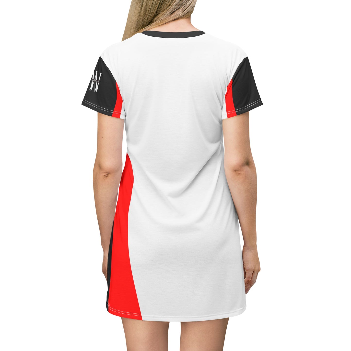 Red, Black & White Proverbs 31:10-31 T‑Shirt Dress — ‘God The Beginning And The End’— WoW — Words of Wisdom