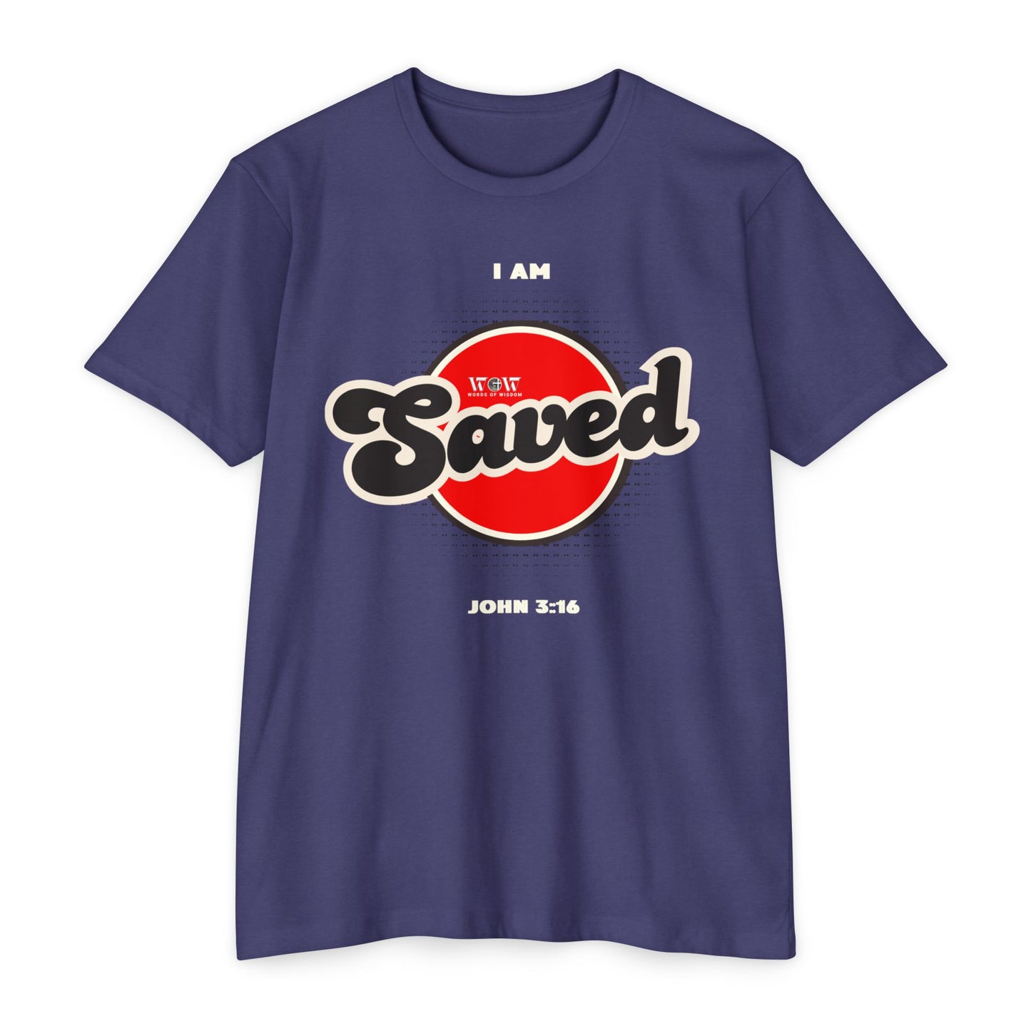 Saved John 3:16 Christian T-Shirt — I Am Collection — Wear the Identity Heaven Spoke Over You