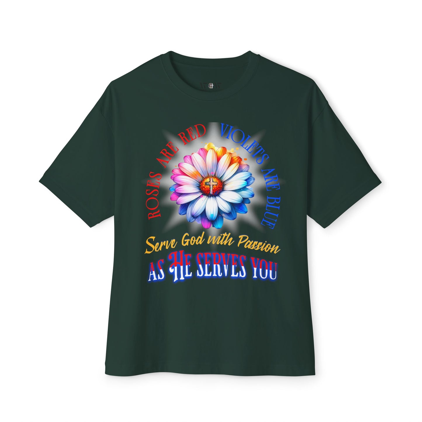 Roses and Violets Tee — "Roses Are Red, Violets Are Blue" Inspirational Graphic T-Shirt