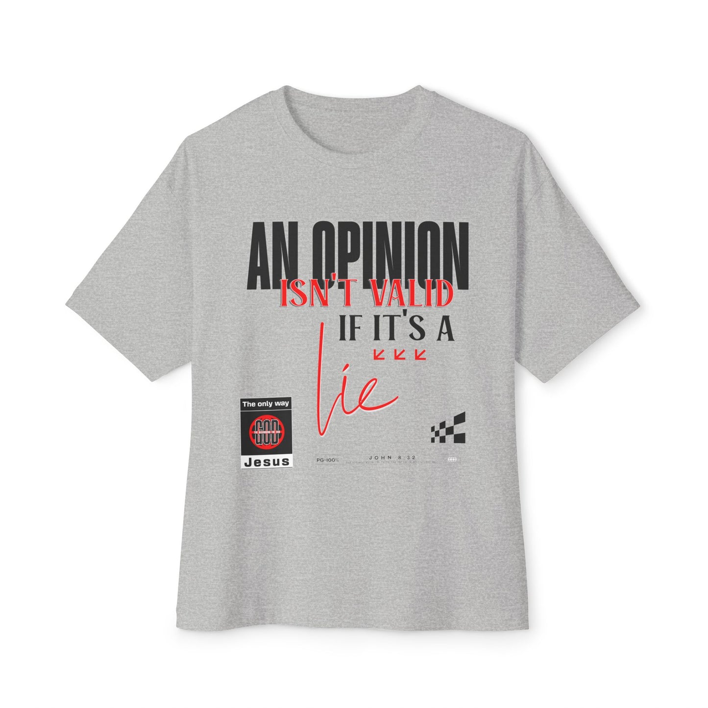 An Opinion Doesn’t Matter Tee — WoW — Words of Wisdom