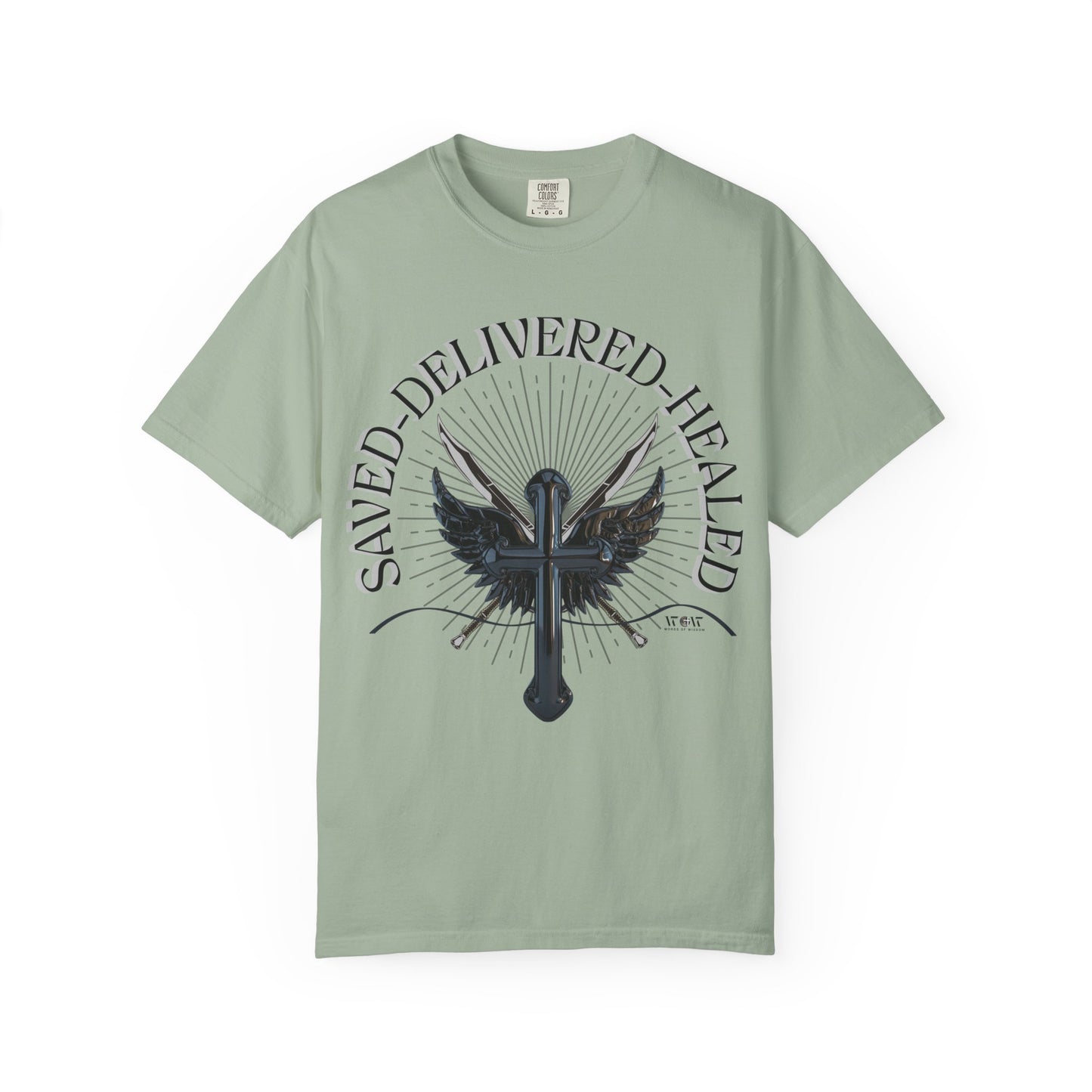 Saved delivered healed T-Shirt – Jesus Drip - Drip with Purpose