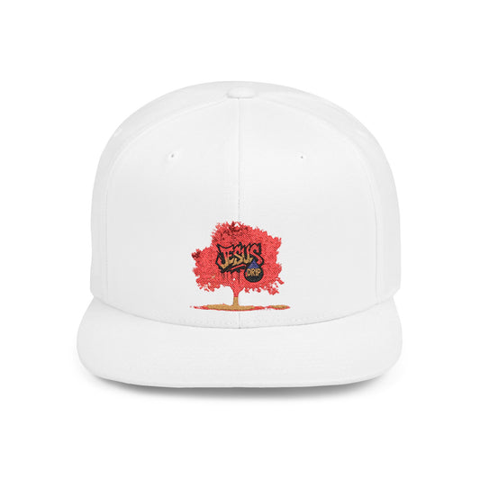 Jesus Drip Snapback Hat, Trendy Cap for Outdoor Activities, Fashion Accessory for Summer, Gift for Nature Lovers, Streetwear Essential