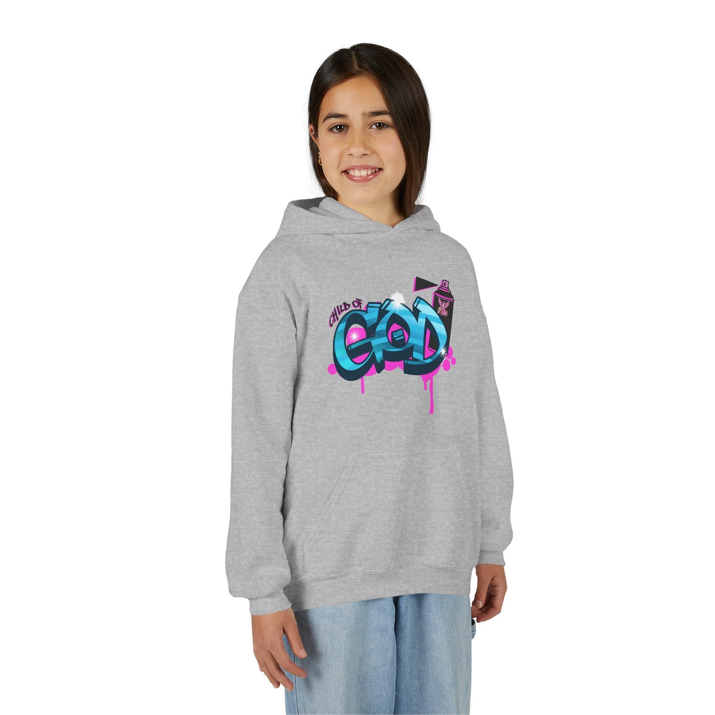 Copy of Youth Hoodie — She's a God' Colorful Graffiti Streetwear Sweatshirt