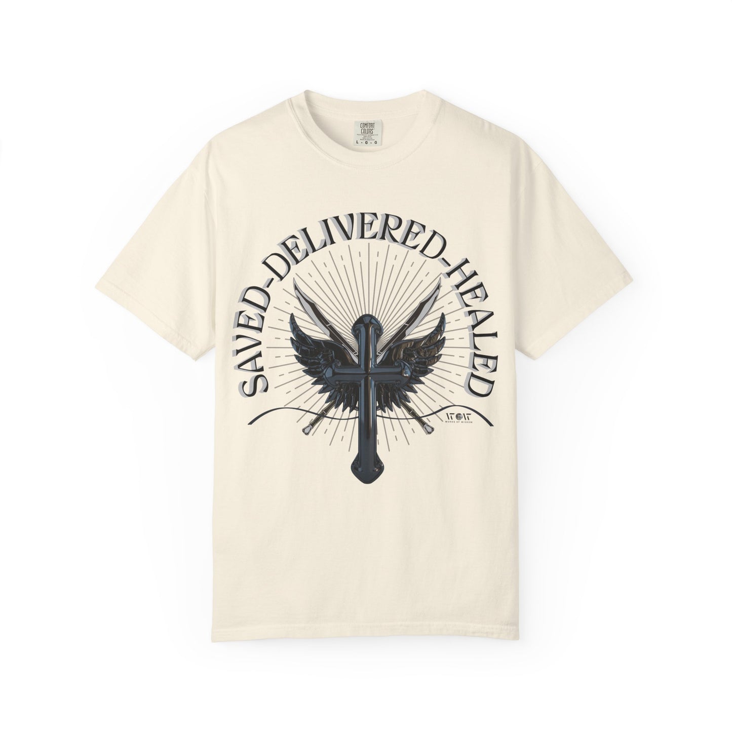 Saved delivered healed T-Shirt – Jesus Drip - Drip with Purpose