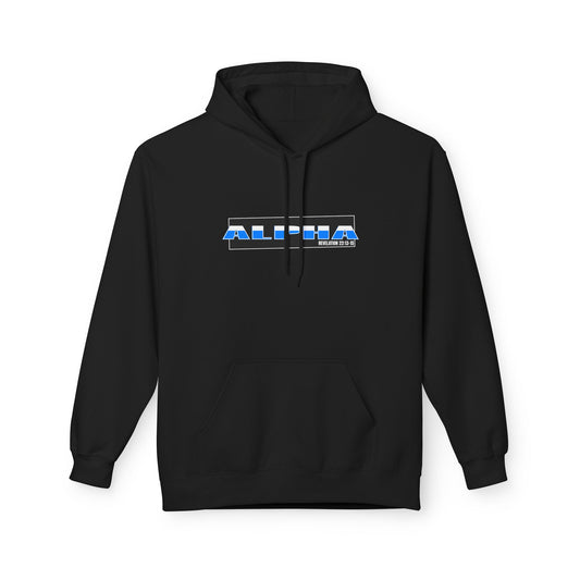 Blue on Blue Alpha Hoodie – LIT🔥 — Living In The Fire™