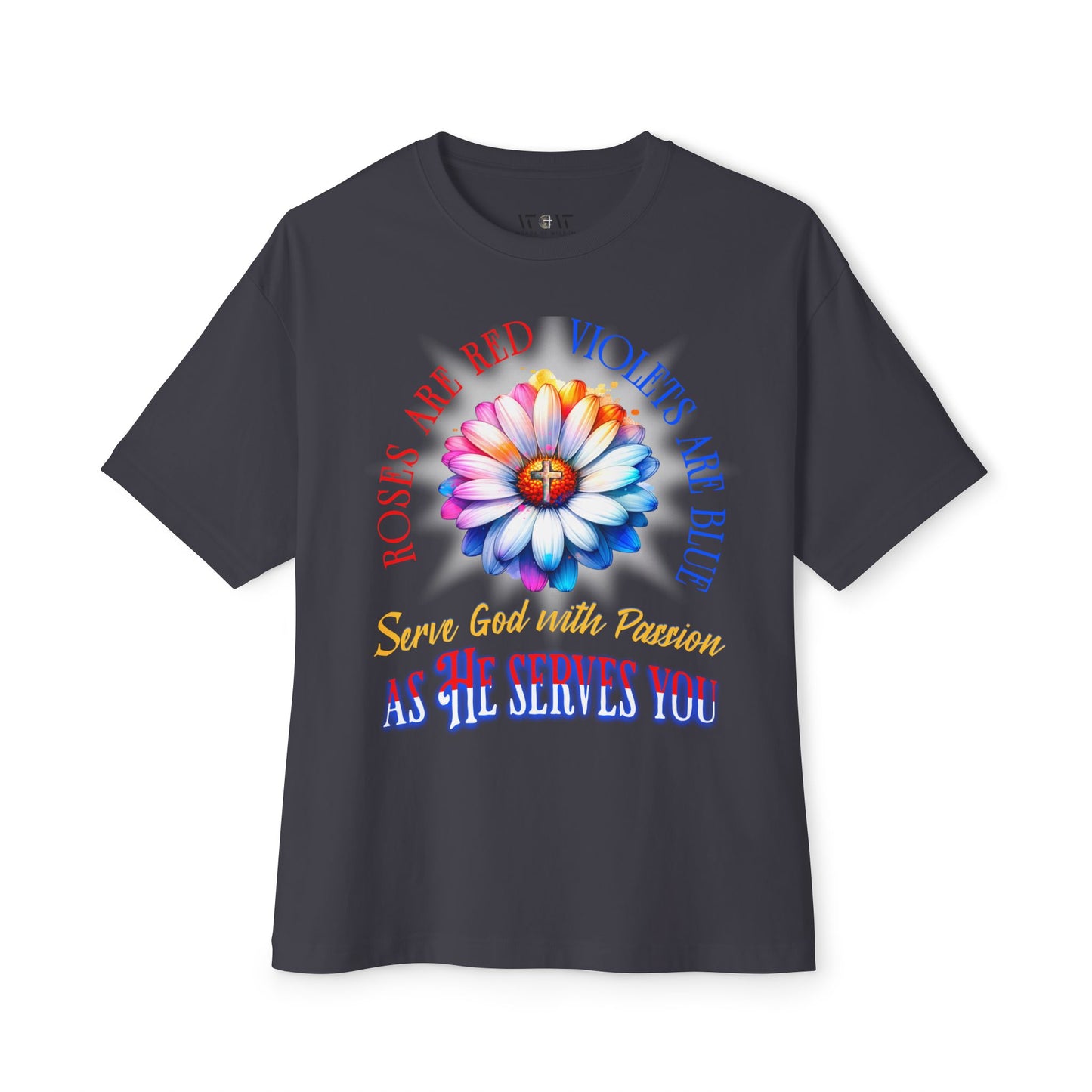 Roses and Violets Tee — "Roses Are Red, Violets Are Blue" Inspirational Graphic T-Shirt