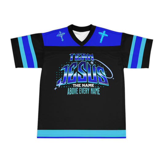 Team Jesus Football Jersey (AOP) WoW Words of Wisdom