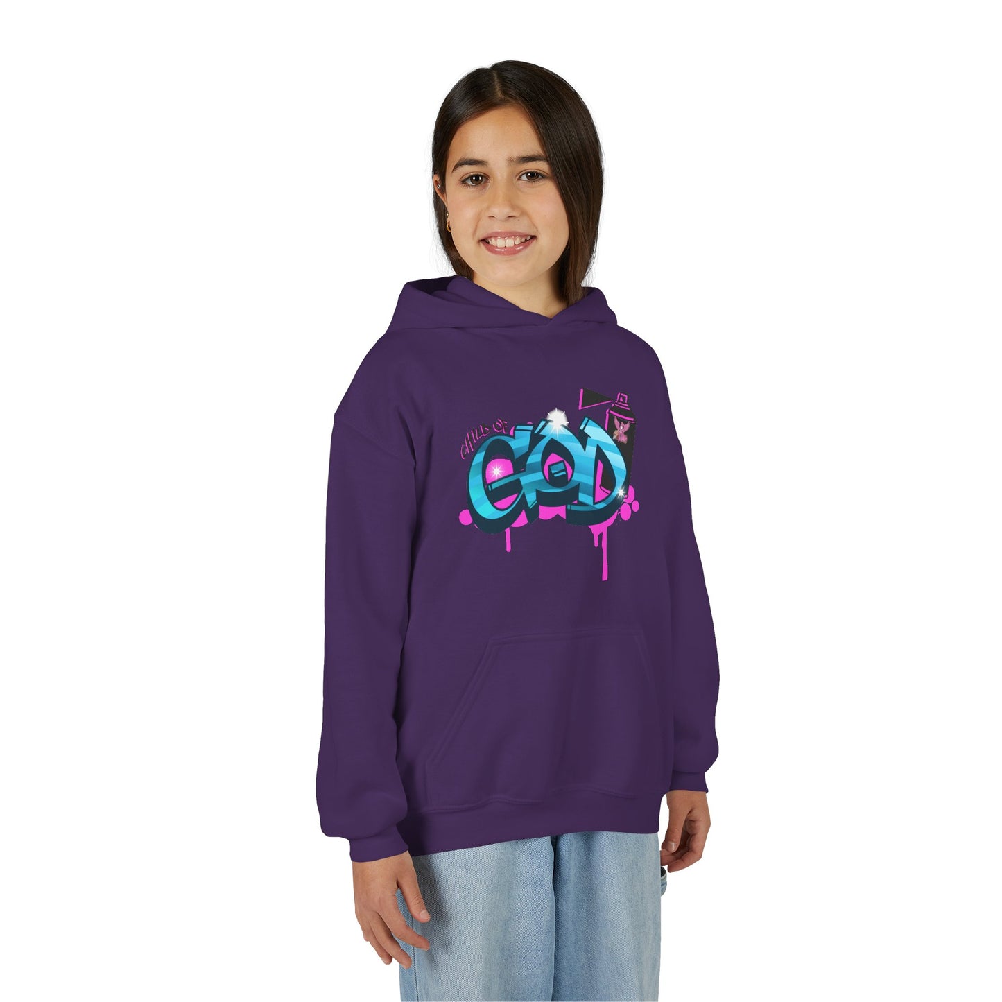 Copy of Youth Hoodie — She's a God' Colorful Graffiti Streetwear Sweatshirt