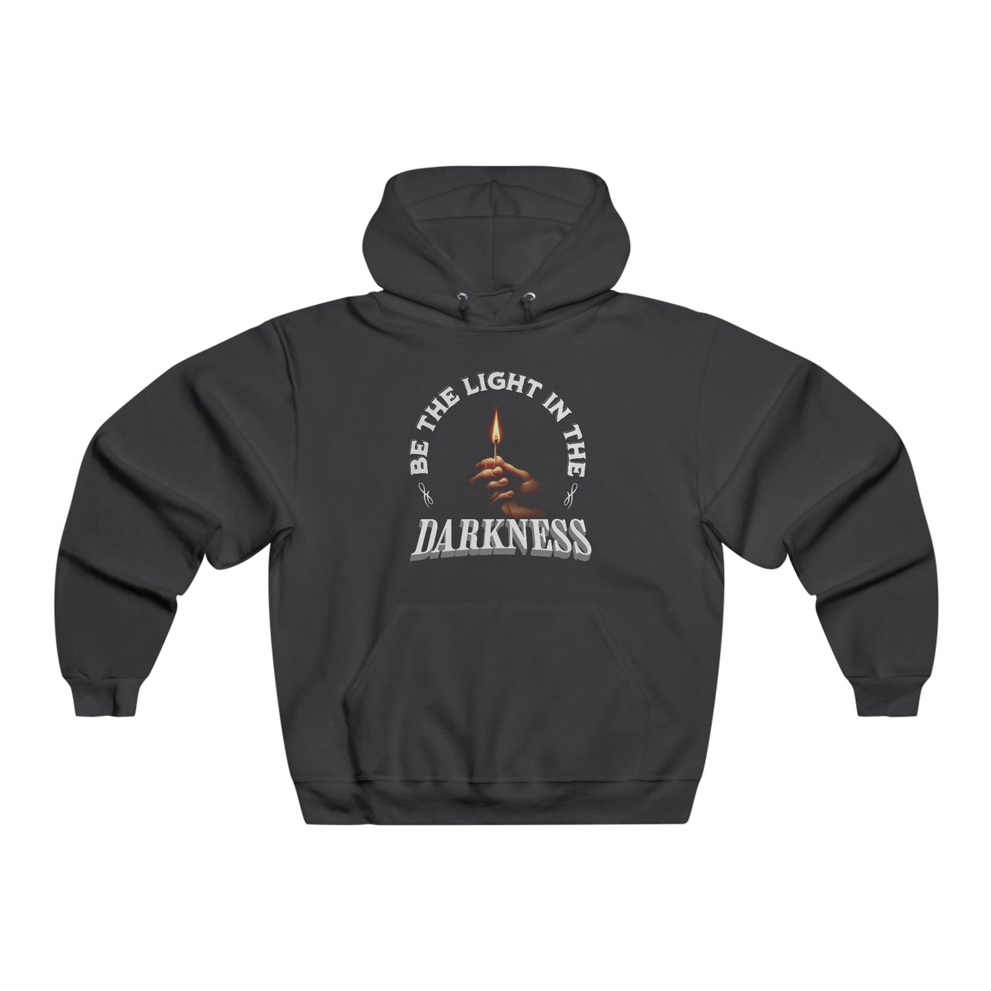 Christian Hoodie — "Be the Light in the Darkness" Inspirational Pullover