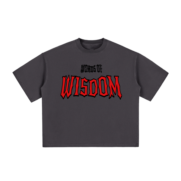 Words of Wisdom Boxy Fit Shirt