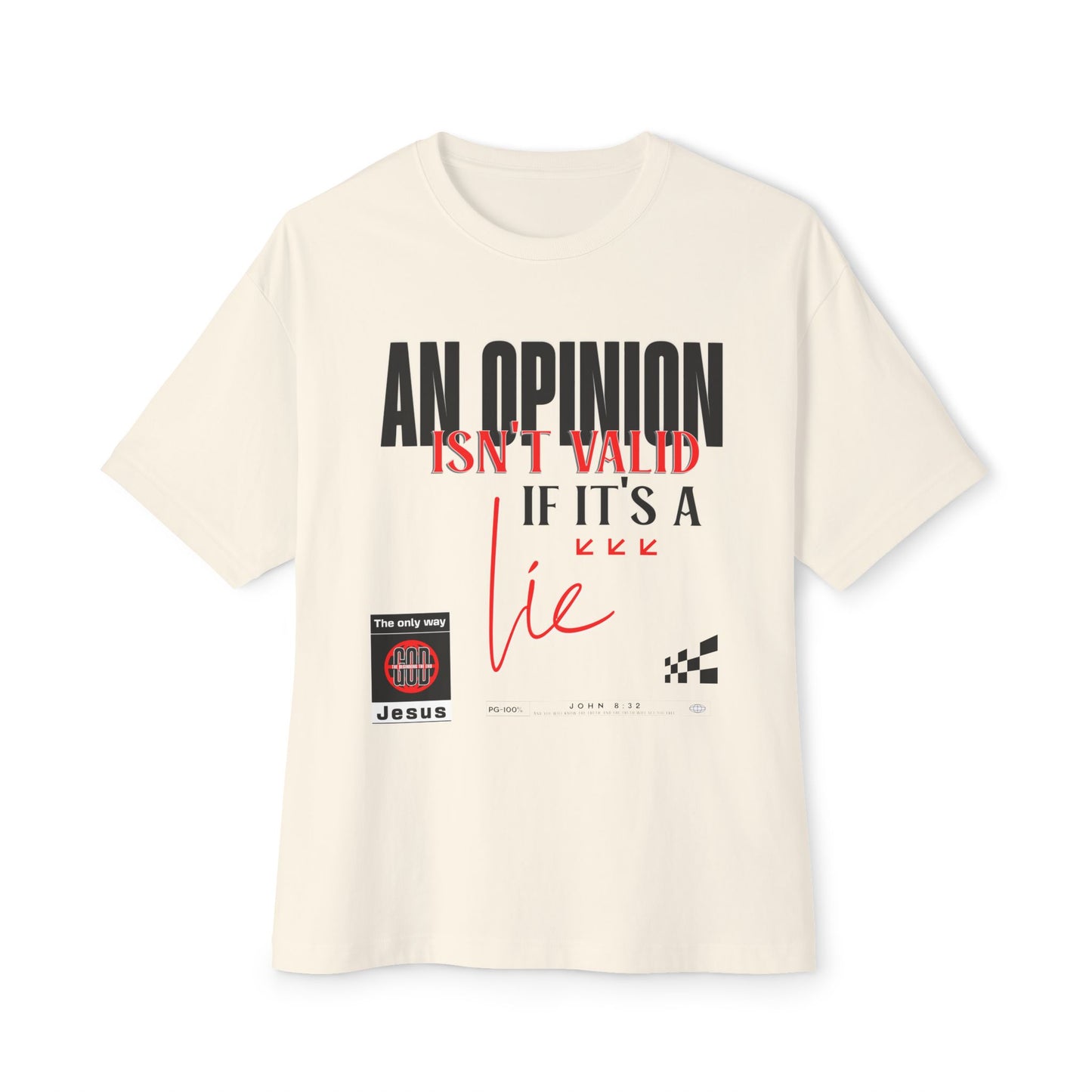 An Opinion Doesn’t Matter Tee — WoW — Words of Wisdom