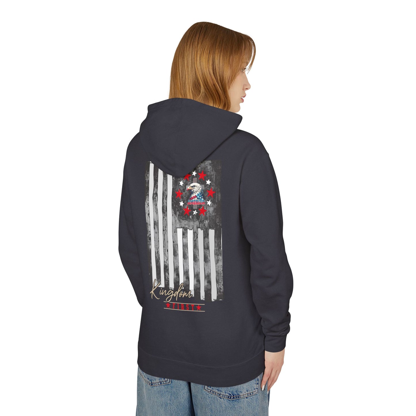 American Flag Hoodie — Kingdom First