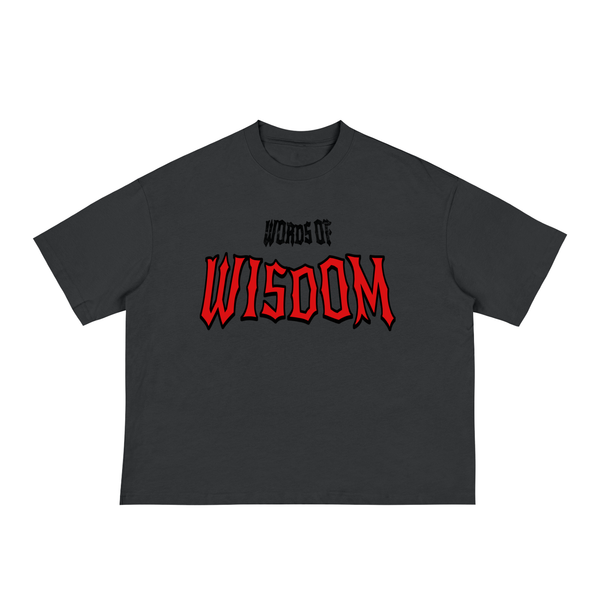 (The Fear of the Lord) Words of Wisdom Boxy Tee