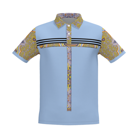 God is my Father  Short-Sleeve Polo Shirt - Heavyweight 225g