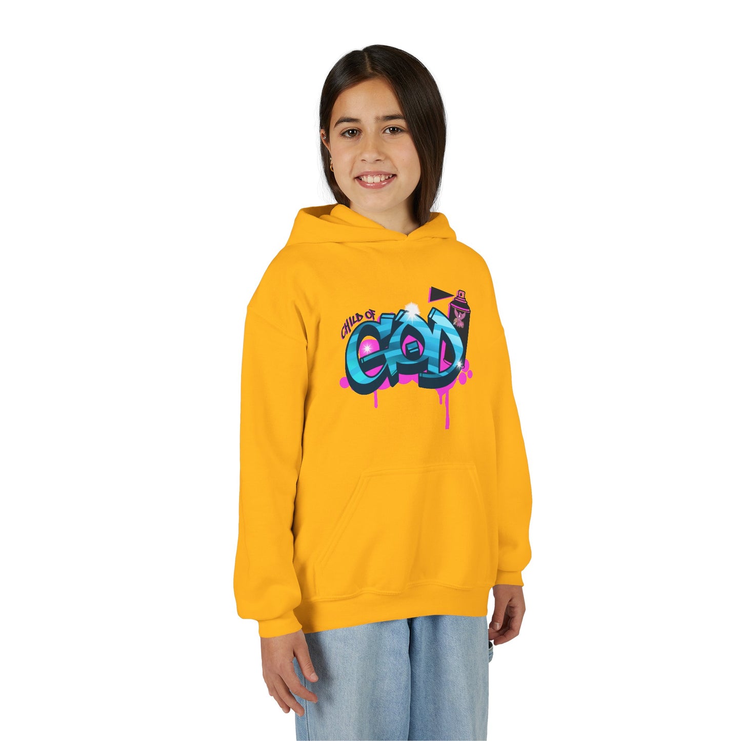 Copy of Youth Hoodie — She's a God' Colorful Graffiti Streetwear Sweatshirt