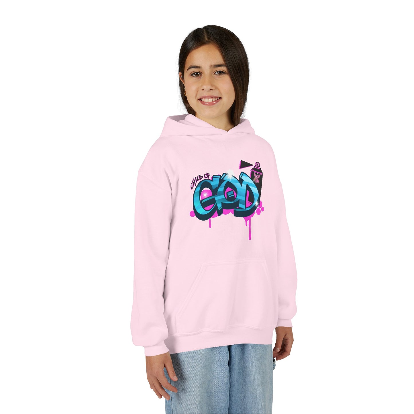Copy of Youth Hoodie — She's a God' Colorful Graffiti Streetwear Sweatshirt