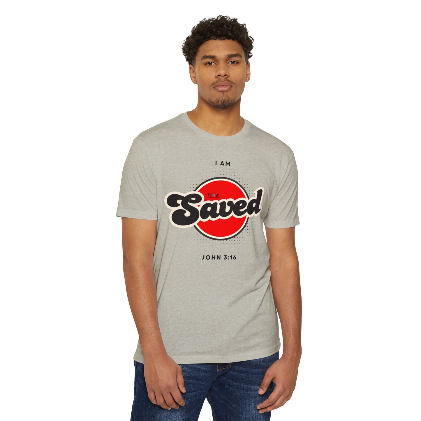 Saved John 3:16 Christian T-Shirt — I Am Collection — Wear the Identity Heaven Spoke Over You