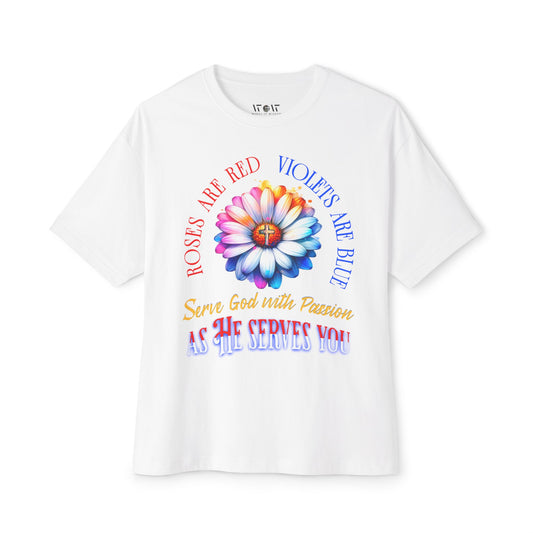 Roses and Violets Tee — "Roses Are Red, Violets Are Blue" Inspirational Graphic T-Shirt