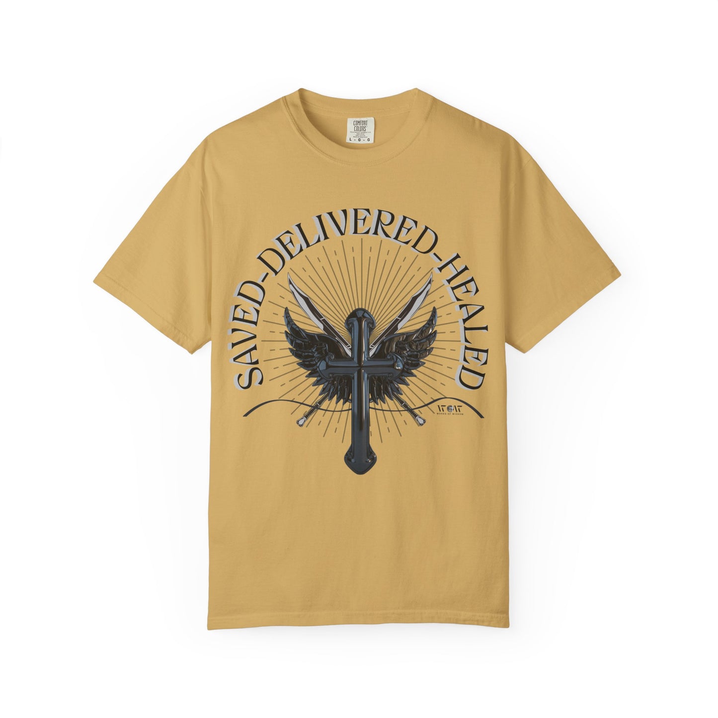 Saved delivered healed T-Shirt – Jesus Drip - Drip with Purpose