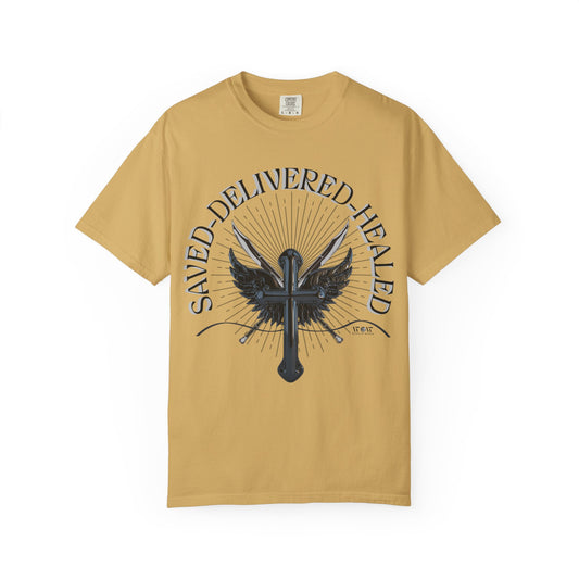 Saved delivered healed T-Shirt – Jesus Drip - Drip with Purpose