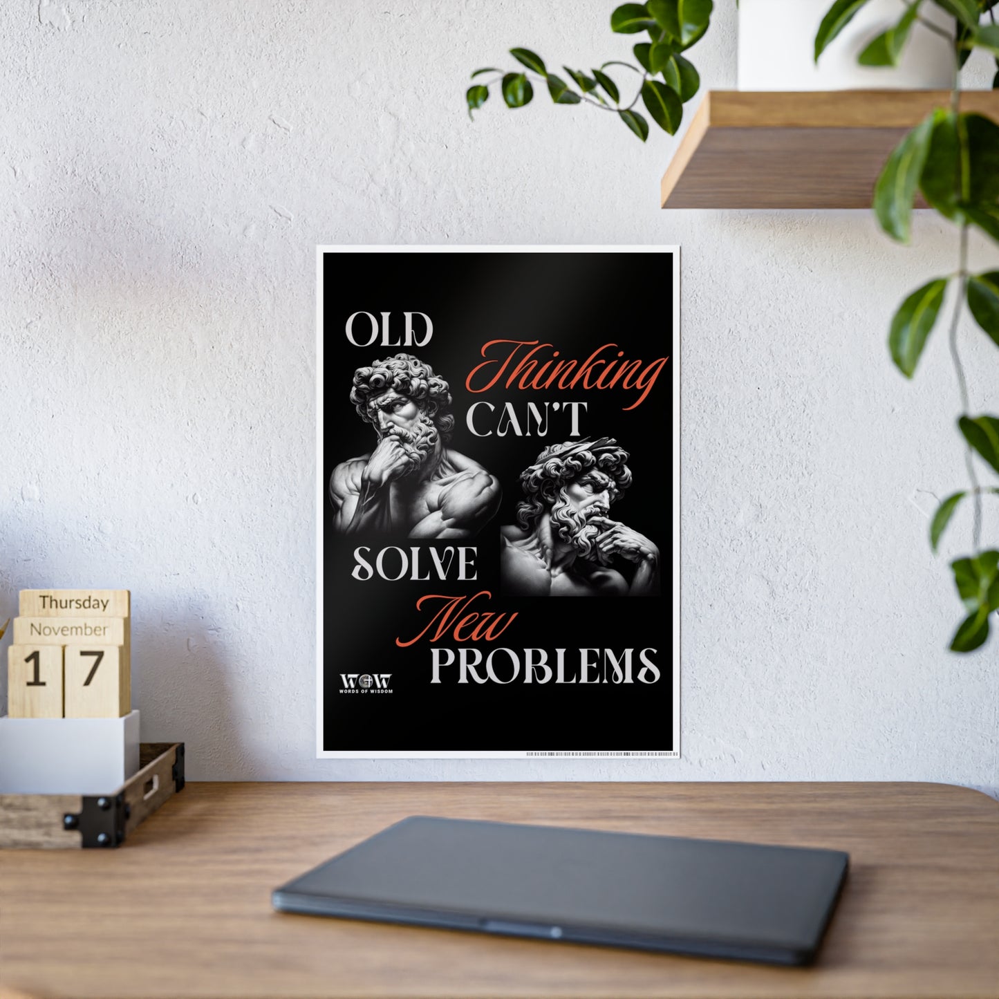 Glossy Motivational Poster | Faith Decor | Home, Office, Gifts, Christian Art, Wall Decor, Uplifting Message