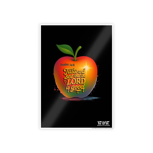 Taste and See-  Poster/Banner Wall Decor...