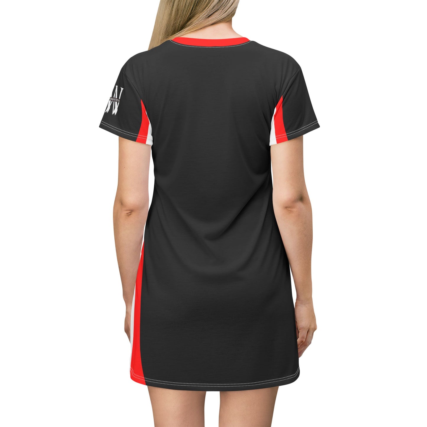 Red & Black Black Proverbs 31:10-31 T‑Shirt Dress — ‘God The Beginning And The End’— WoW — Words of Wisdom