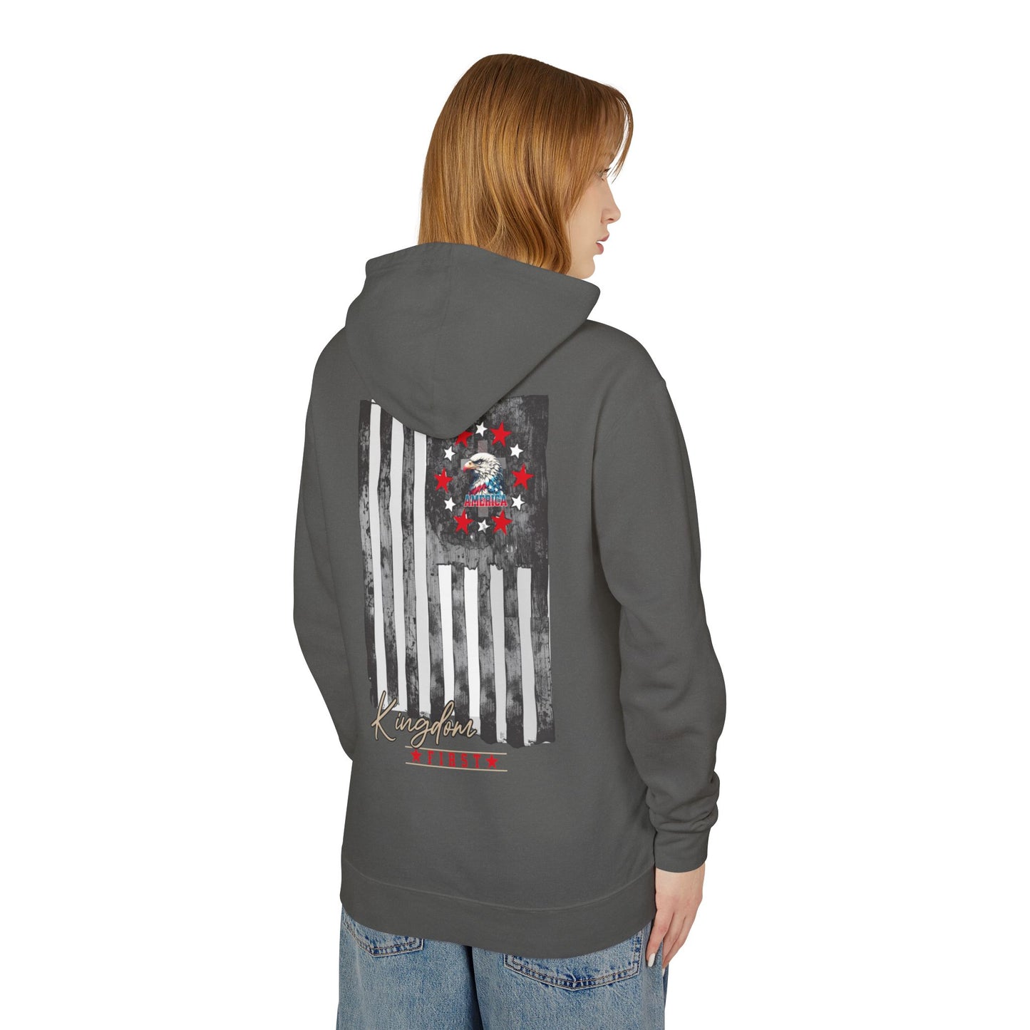 American Flag Hoodie — Kingdom First